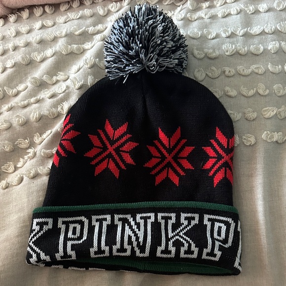 PINK Beanie Holiday Limited Edition - Picture 1 of 1